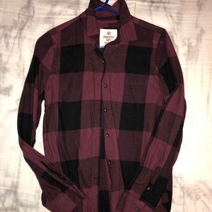 Maroon flannel